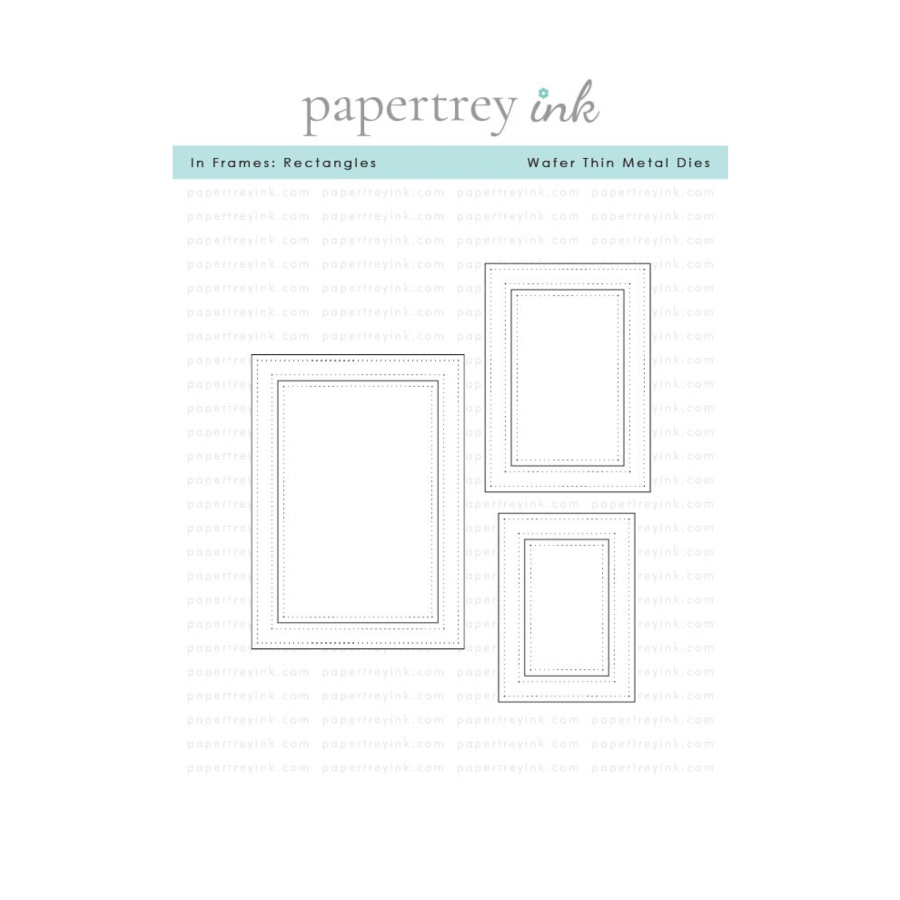 Papertrey Ink In Frames Rectangles Dies pti-1029