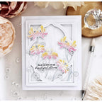 Papertrey Ink In Full Bloom Clear Stamp and Die Set flowers