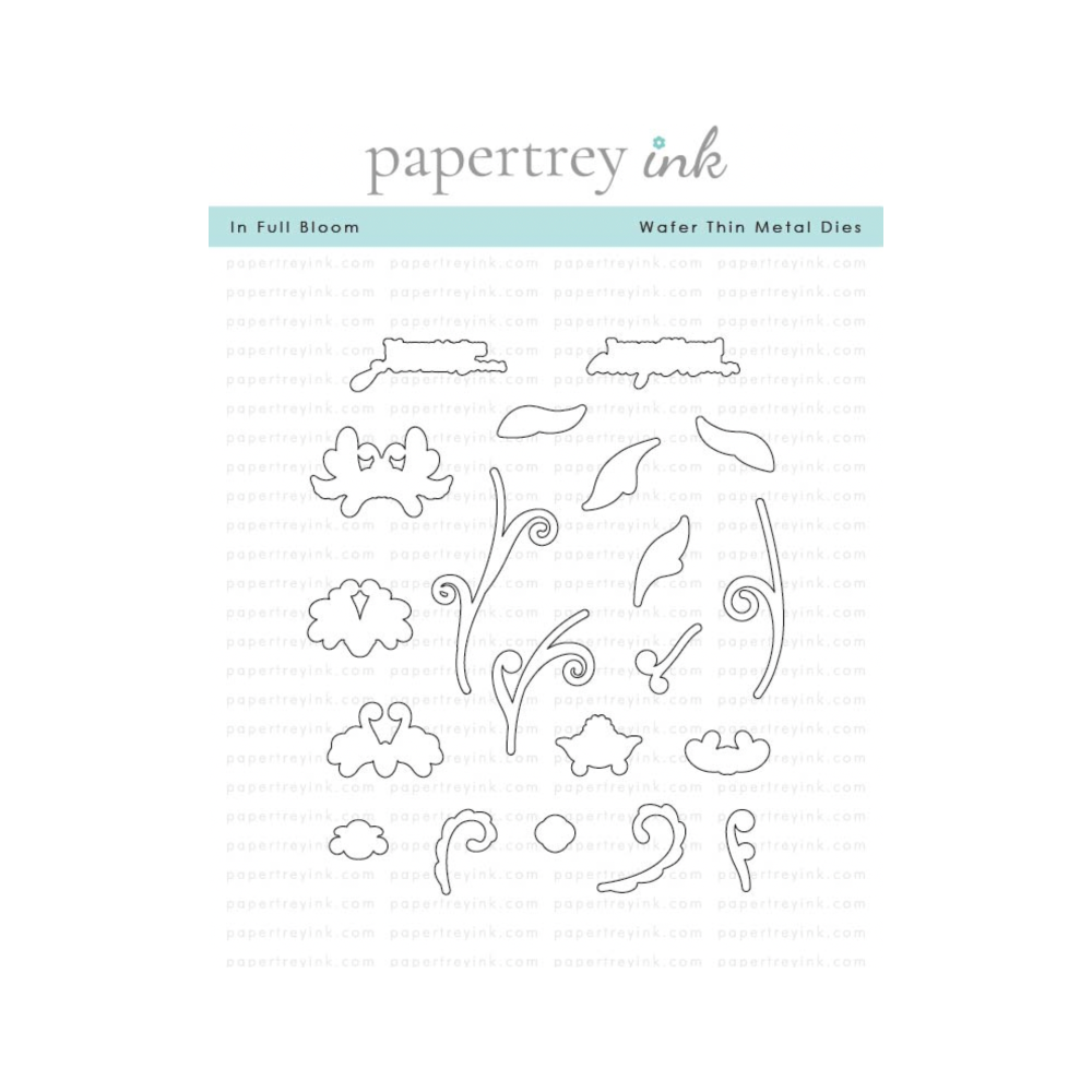 Papertrey Ink In Full Bloom Clear Stamp and Die Set product image 2