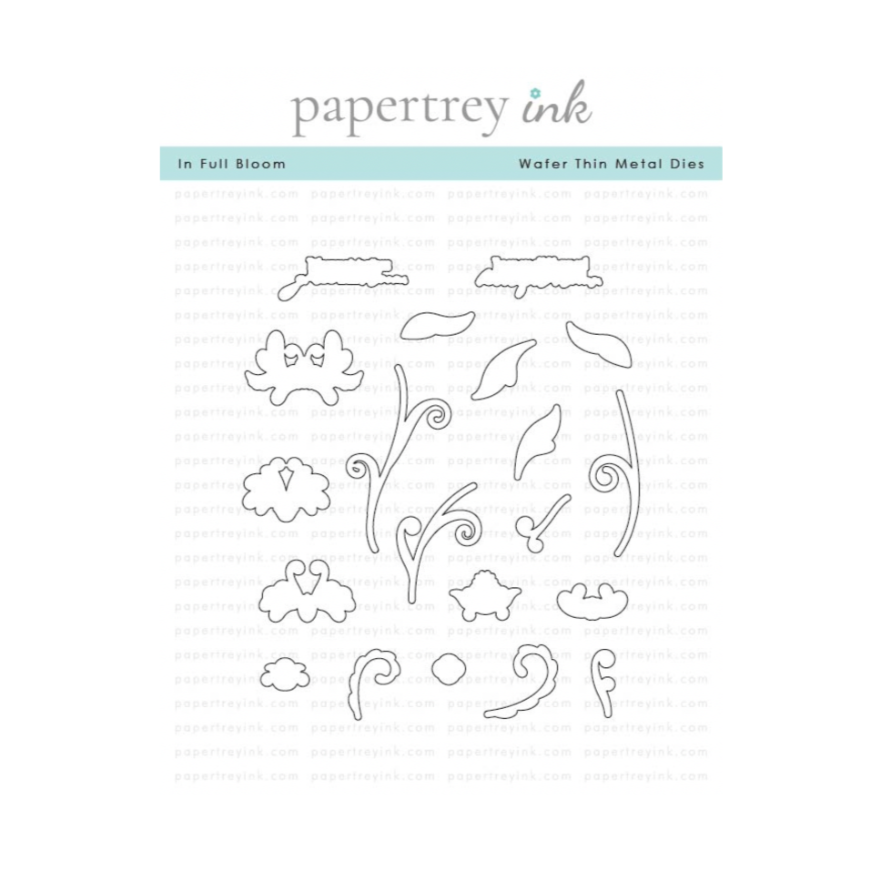 Papertrey Ink In Full Bloom Dies pti-0972