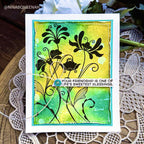 Papertrey Ink In Full Bloom Dies pti-0972 friendship