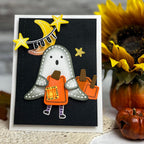 Papertrey Ink In Stitches Halloween Clear Stamps 1598 boo