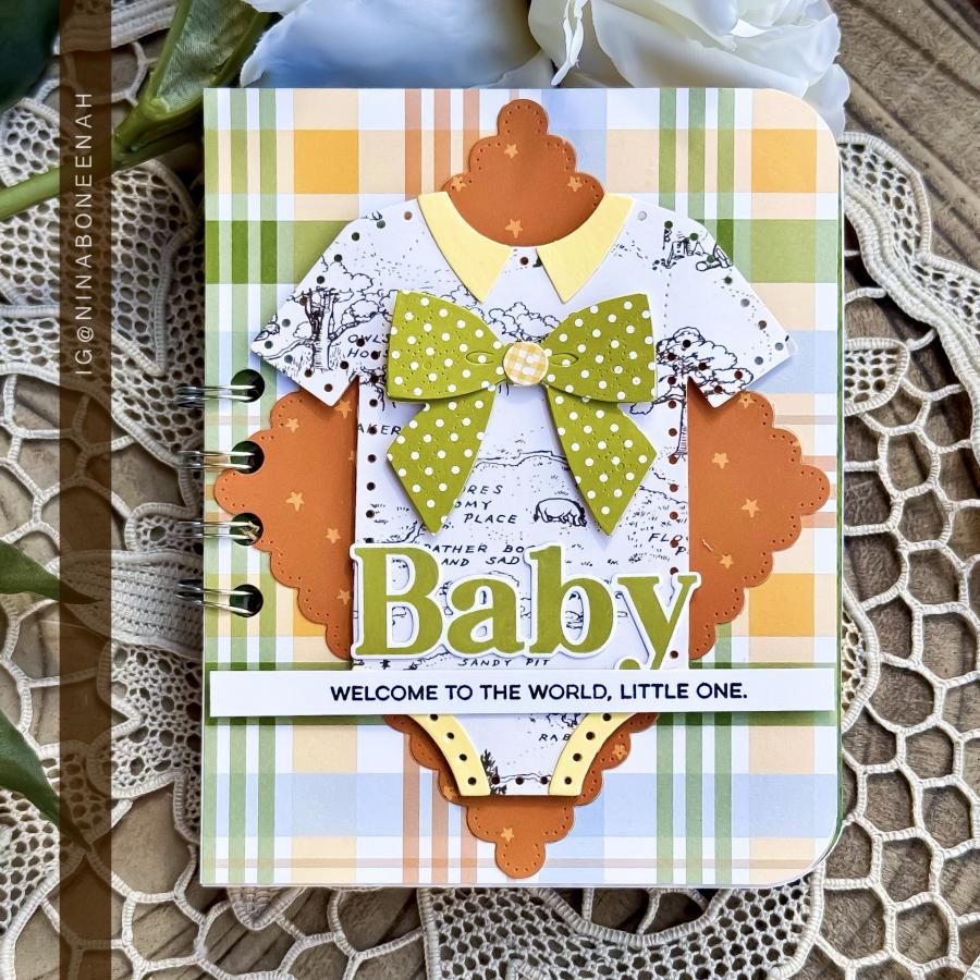 Papertrey Ink In Stitches Onesie Dies pti-0952 green