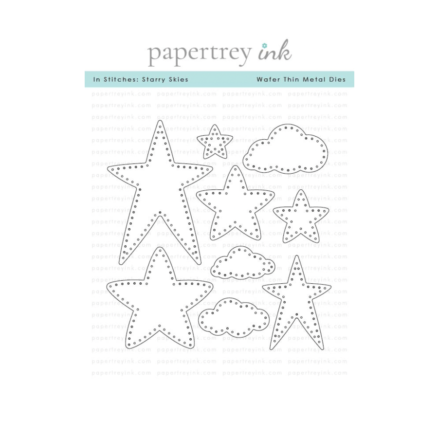 Papertrey Ink In Stitches Starry Skies Dies pti-1100