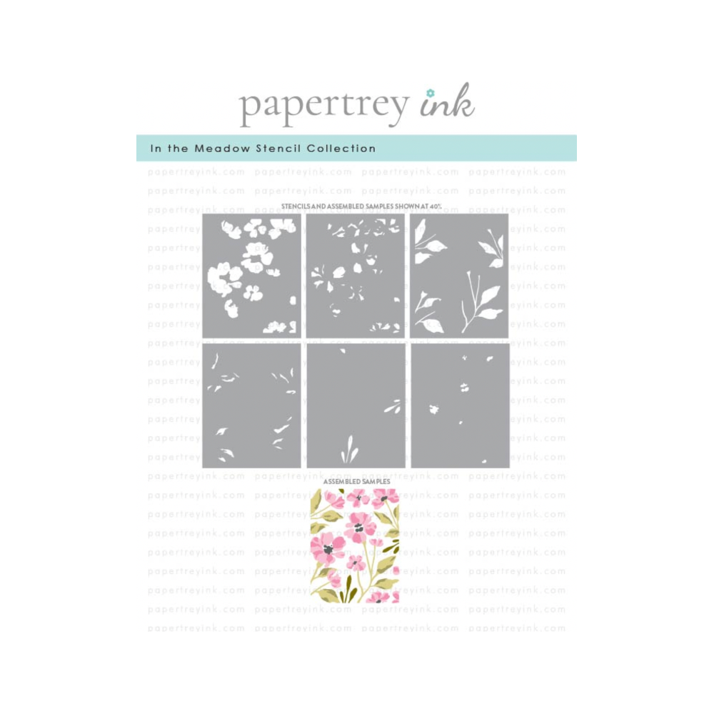 Papertrey Ink In the Meadow Stencils - 0093