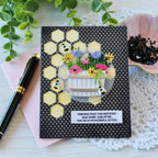 Papertrey Ink Into the Blooms Above Ground Dies pti-0977 bees