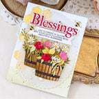 Papertrey Ink Into the Blooms Above Ground Dies pti-0977 blessings