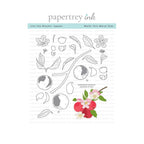 Papertrey Ink Into the Blooms Apples Dies pti-1139