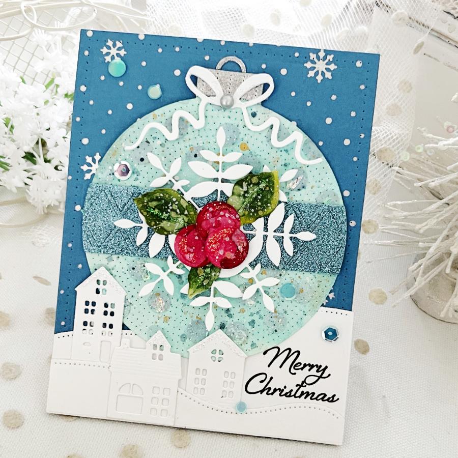 Papertrey Ink Into the Blooms Bold Berries Dies pti-1025 snowflakes