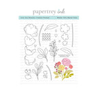 Papertrey Ink Into the Blooms Freshly Picked Dies pti-1128
