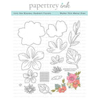 Papertrey Ink Into the Blooms Radiant Florals Dies pti-0921