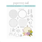 Papertrey Ink Into the Blooms Spring Basket Dies pti-1077