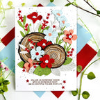 Papertrey Ink Into the Blooms Wild Wood Dies pti-0951 flowers