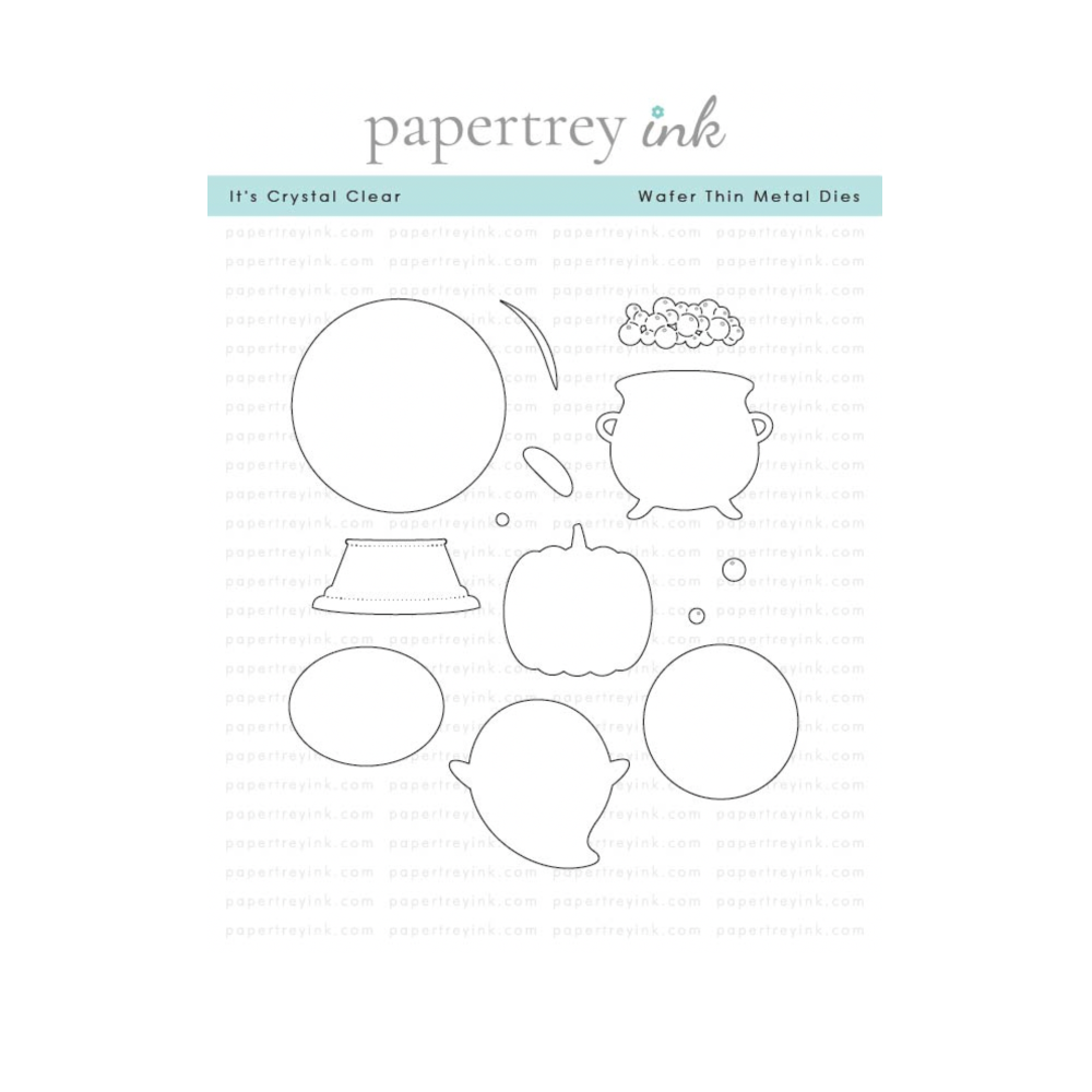 Papertrey Ink It's Crystal Clear Dies pti-0988