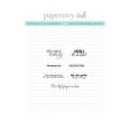 Papertrey Ink Land that I Love Sentiments Clear Stamps 1703