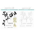 Papertrey Ink Leave a Little Thanks Clear Stamp and Die Set