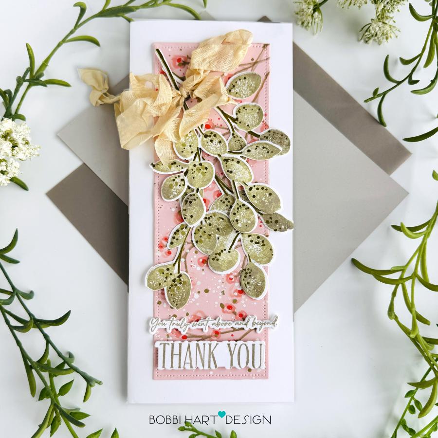 Papertrey Ink Leave a Little Thanks Clear Stamps 1683 thank you
