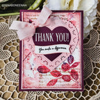 Papertrey Ink Leave a Little Thanks Dies pti-1047 heart