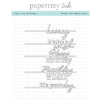 Papertrey Ink Line it Up Birthday Dies pti-0907