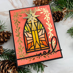 Papertrey Ink Line it Up Christmas Dies pti-0868 stained glass
