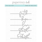 Papertrey Ink  Line it Up Faith Dies pti-0919