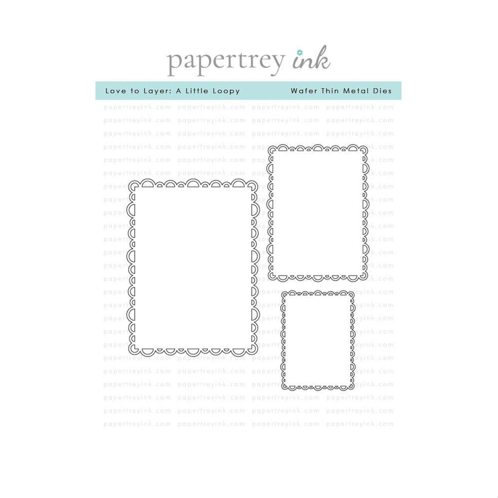Papertrey Ink Love to Layer A Little Loopy Dies pti-1138