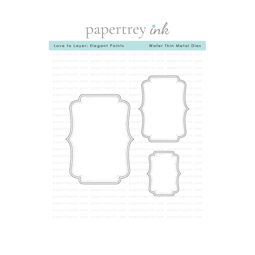 Papertrey Ink Love to Layer Elegant Points Dies pti-0993