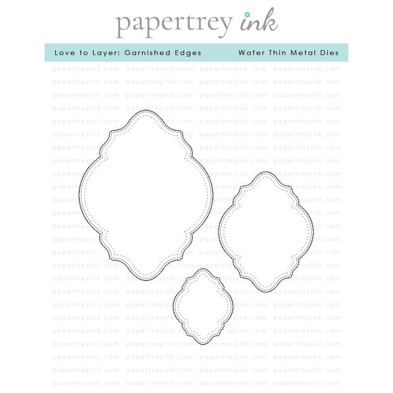 Papertrey Ink Love to Layer Garnished Edges Dies pti-0883