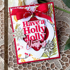 Papertrey Ink Love to Layer Garnished Edges Dies pti-0883 christmas
