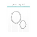 Papertrey Ink Love to Layer Laced Oval Dies pti-1064