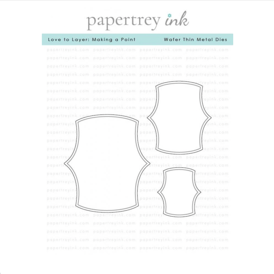 Papertrey Ink Love to Layer Making a Point Dies pti-1076