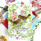 Papertrey Ink Love to Layer Making a Point Dies pti-1076 greenery