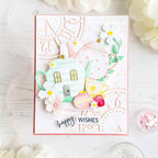 Papertrey Ink Love to Layer Making a Point Dies pti-1076 happy wishes