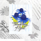 Papertrey Ink Love to Layer Playful Scallops Dies pti-0966 blue