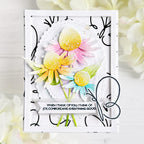 Papertrey Ink Love to Layer Playful Scallops Dies pti-0966 flowers