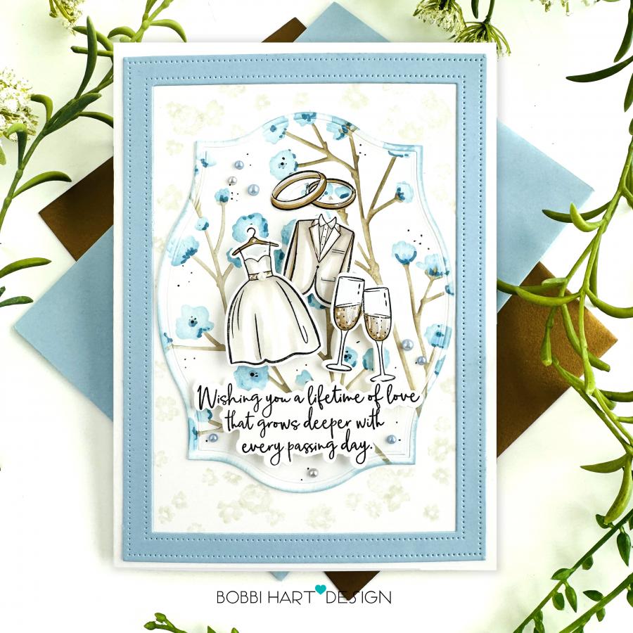 Papertrey Ink Love to Layer Polished Points Dies pti-1054 dress