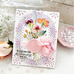 Papertrey Ink Love to Layer Scalloped Ovals Dies pti-0908 wax seal
