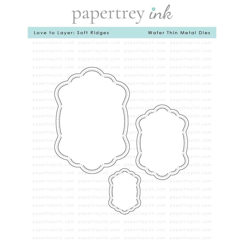 Papertrey Ink Love to Layer Soft Ridges Dies pti-0870 – Simon Says Stamp