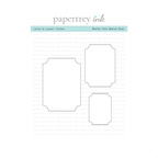 Papertrey Ink Love to Layer Ticket Dies pti-1116