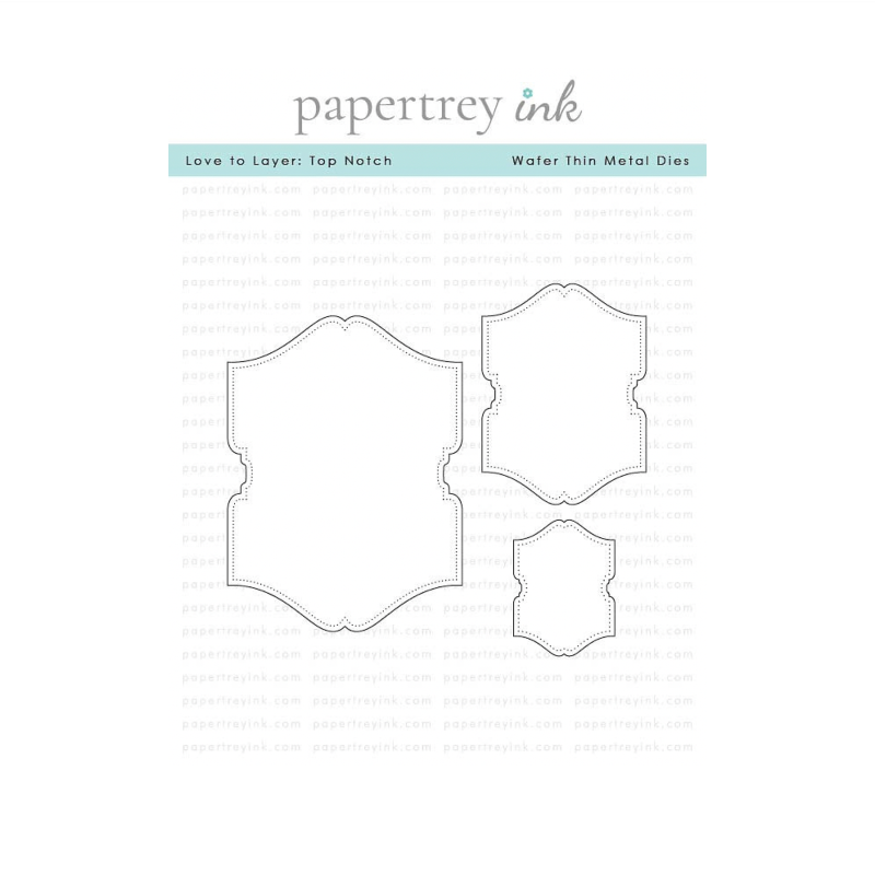 Papertrey Ink Love to Layer Top Notch Dies pti-1089
