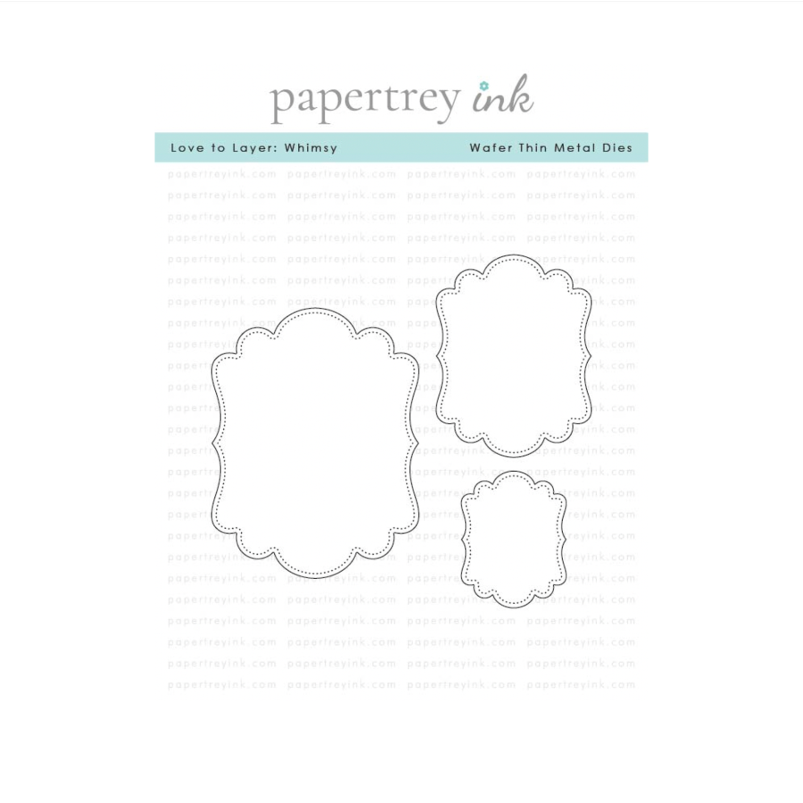 Papertrey Ink Love to Layer Whimsy Dies pti-1102