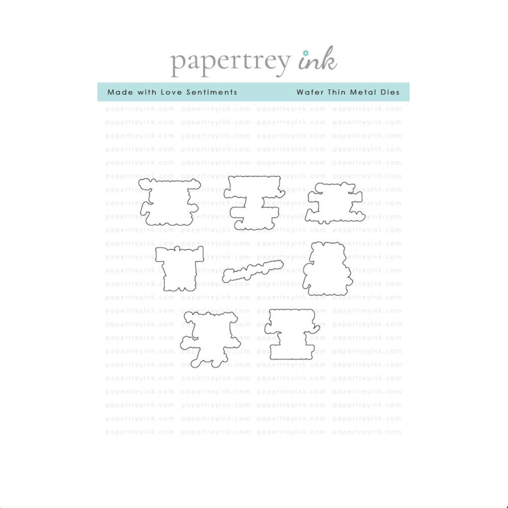 Papertrey Ink Made With Love Sentiments Dies pti-1143