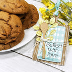Papertrey Ink Made with Love Sentiments Clear Stamp and Die Set baked with love tag