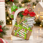 Papertrey Ink Made with Love Sentiments Clear Stamp and Die Set made with love bag tag