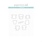 Papertrey Ink Made with Love Sentiments Clear Stamp and Die Set product image 2