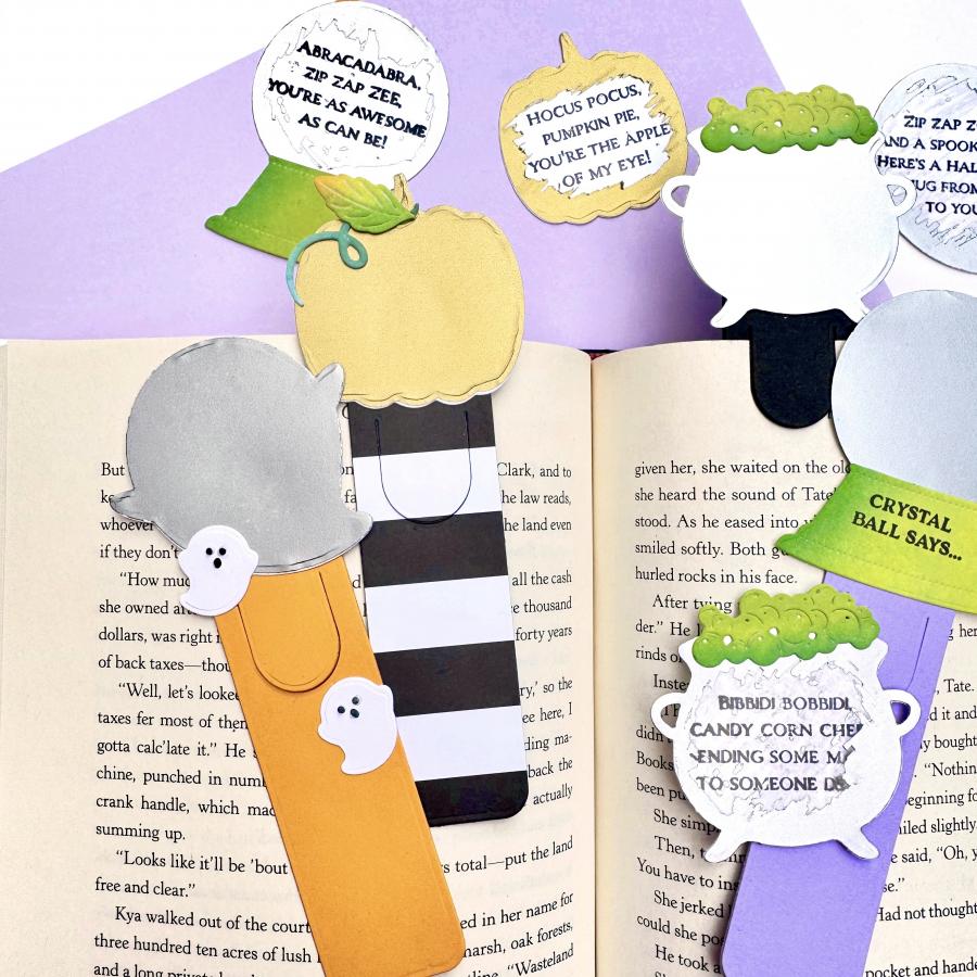 Papertrey Ink Make A Little Magic and It's Crystal Clear Clear Stamp and Die Set bookmark