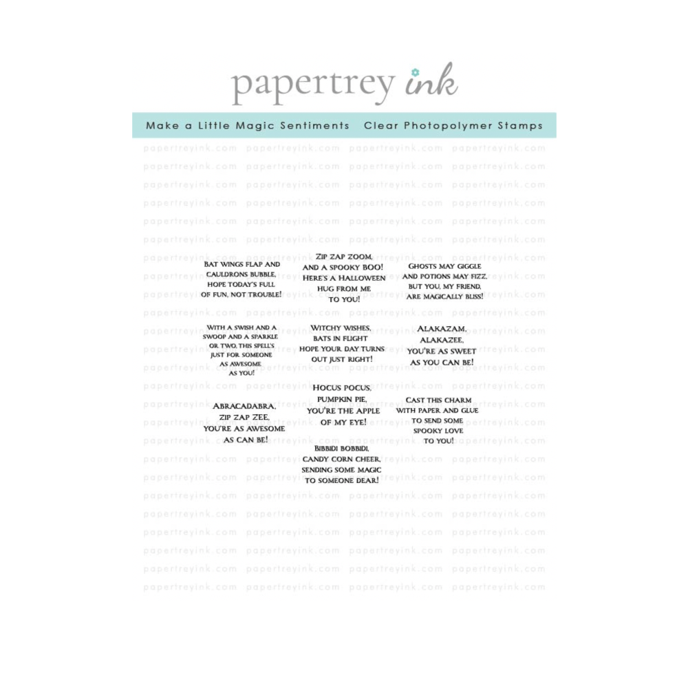 Papertrey Ink Make A Little Magic and It's Crystal Clear Clear Stamp and Die Set image 1