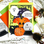 Papertrey Ink Make a Little Magic Sentiments Clear Stamps 1661 spiders
