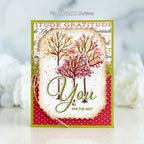 Papertrey Ink Meadow View Clear Stamp and Die Set you are the best card