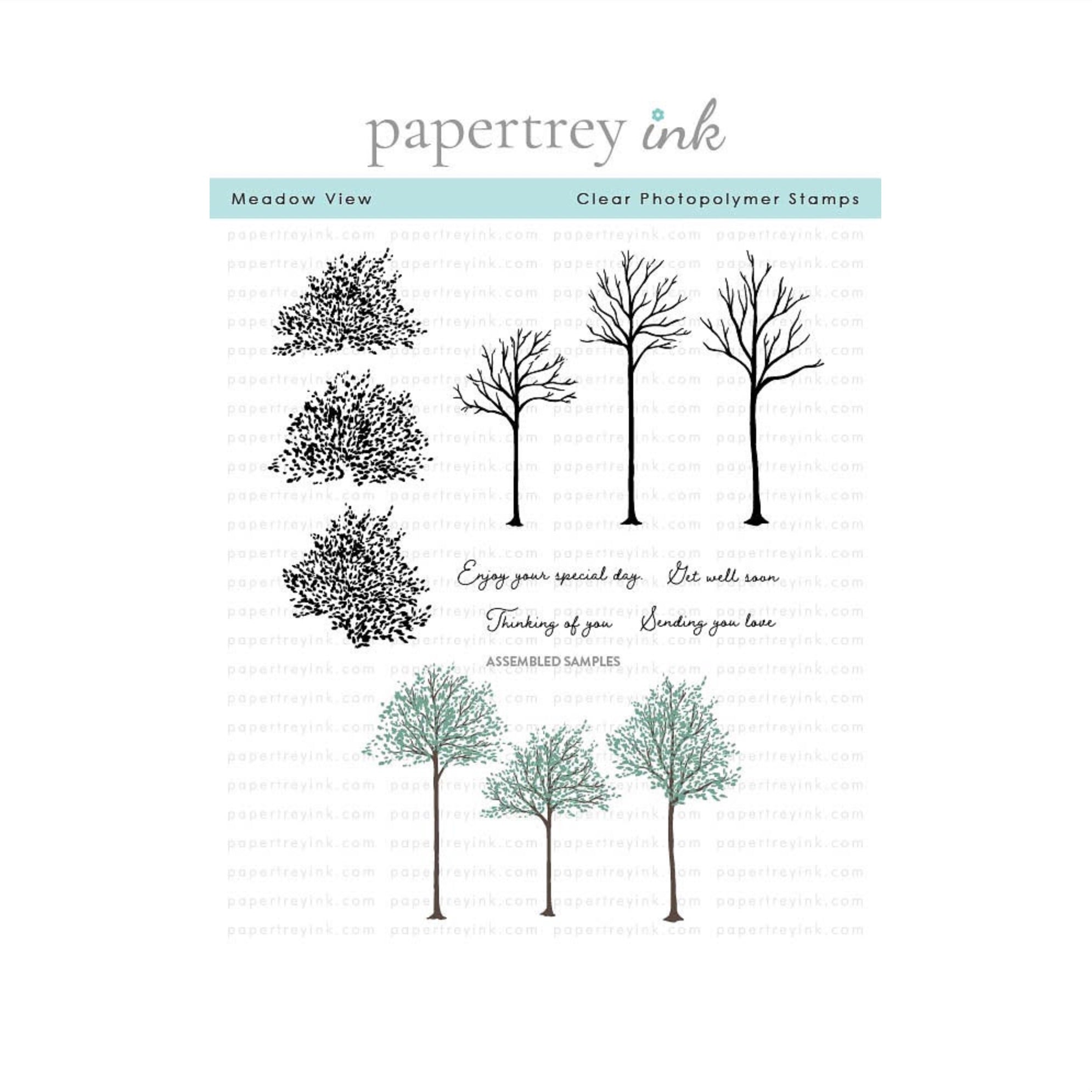 Papertrey Ink Meadow View Clear Stamps 1717 1